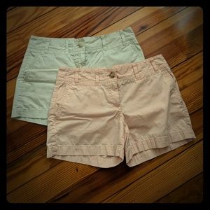 Loft shorts: 2 pair with pockets galore!